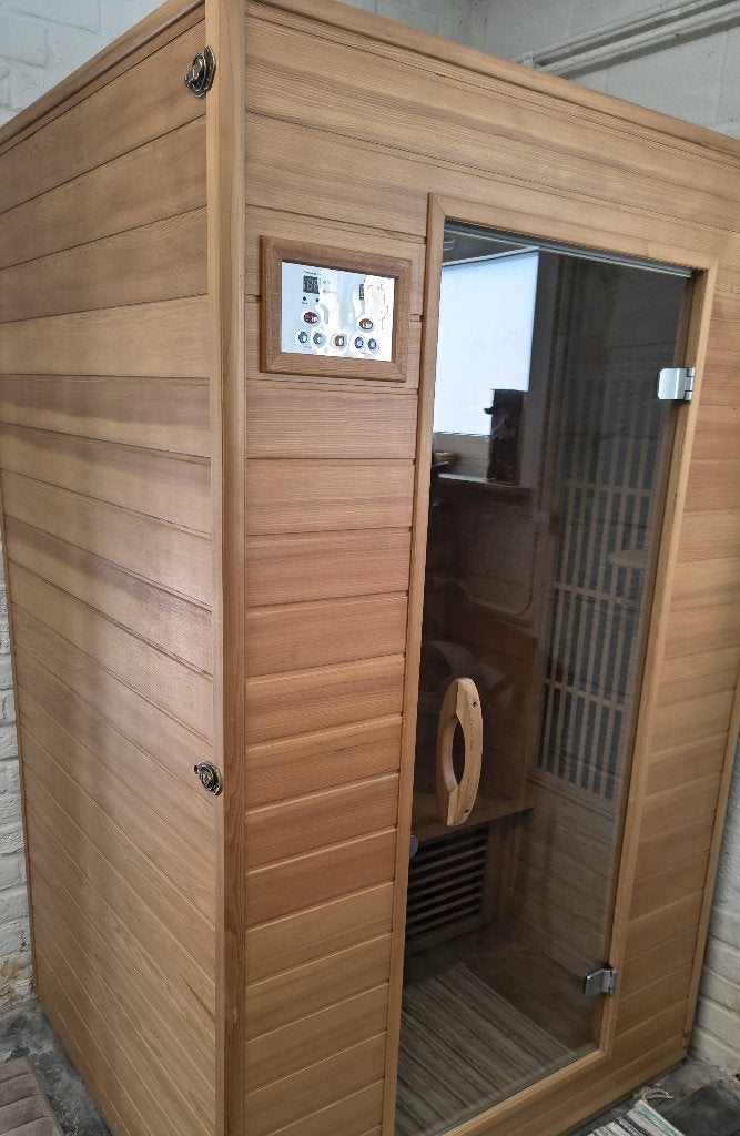infrarood sauna, Sport en Fitness, Sauna, Ophalen, Gebruikt, Infrarood, Complete sauna