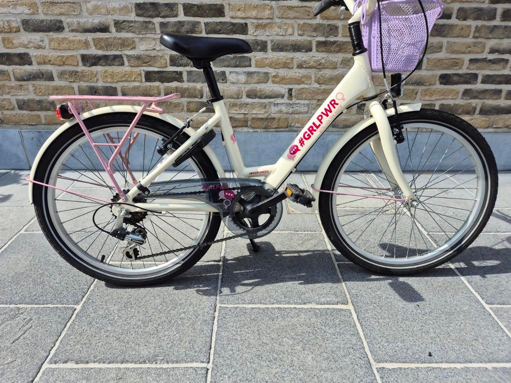 Girlpower meisjesfiets  bikefunkids 24 inch., Fietsen en Brommers, Ophalen, 24 inch, Velgrem, Versnellingen