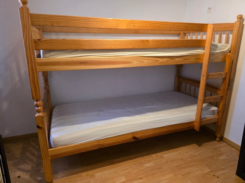 Stapelbed, Ophalen, Gebruikt, 90 cm, Eenpersoons