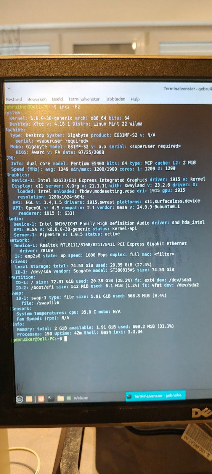 Complete Computer-set: Dell PC, Ophalen