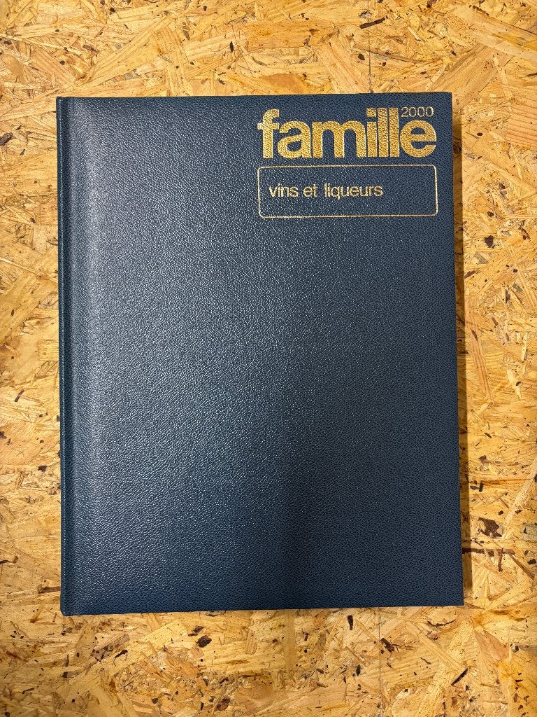Livre - Famille 2000 - Vins et Liqueurs, Livres, Enlèvement ou Envoi, Comme neuf, Autres types