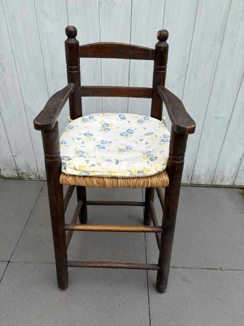 chaise vintage en bois pour enfants, Enlèvement, Utilisé