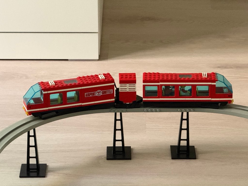 Navette d'aéroport LEGO Monorail 6399 avec kits d'extension, Overige thema's, Lego, Ensemble complet, Enlèvement