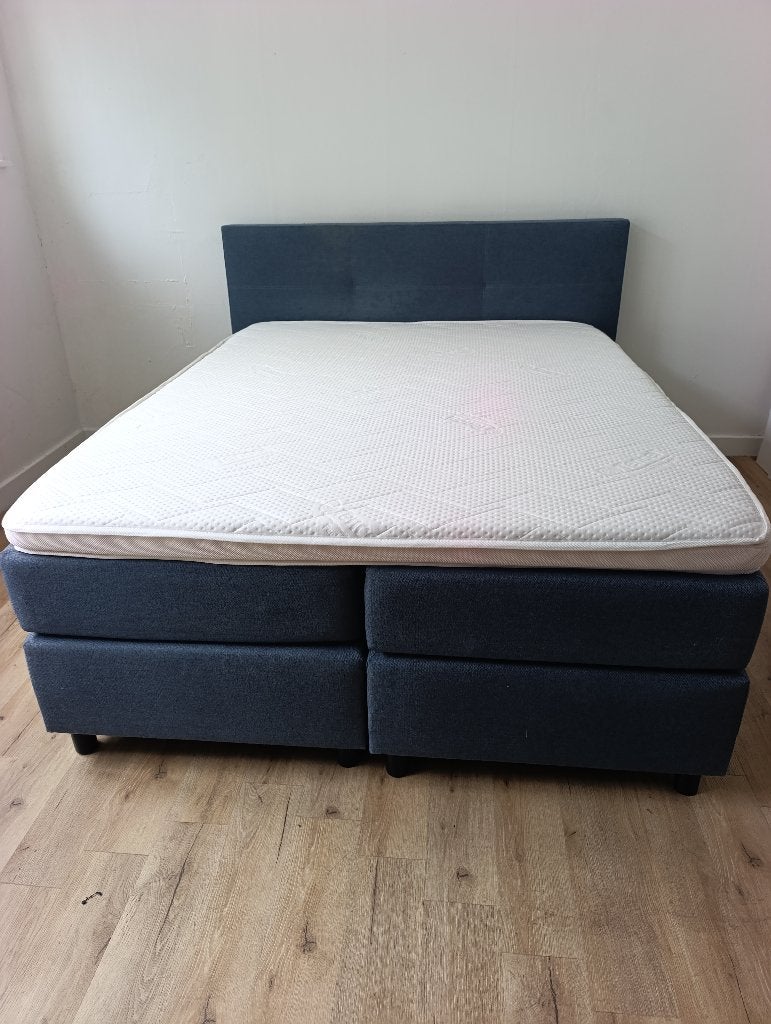 Boxspring 160x210 GRATIS LEVERING €300, 210 cm, Comme neuf, Enlèvement, Deux personnes
