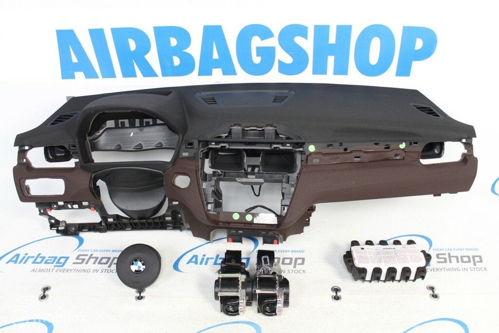 Airbag kit Tableau de bord M brun HUD BMW X1 F48, Enlèvement ou Envoi, Utilisé