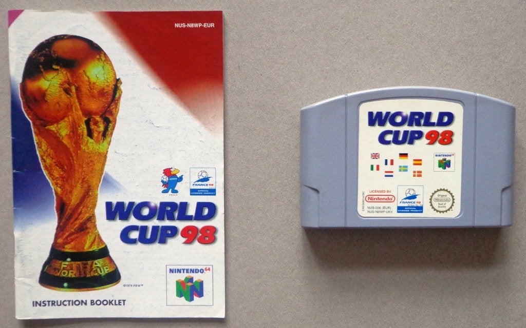 World Cup '98 voor de Nintendo 64 + boekje, Games en Spelcomputers, Games | Nintendo 64, Ophalen of Verzenden, Gebruikt