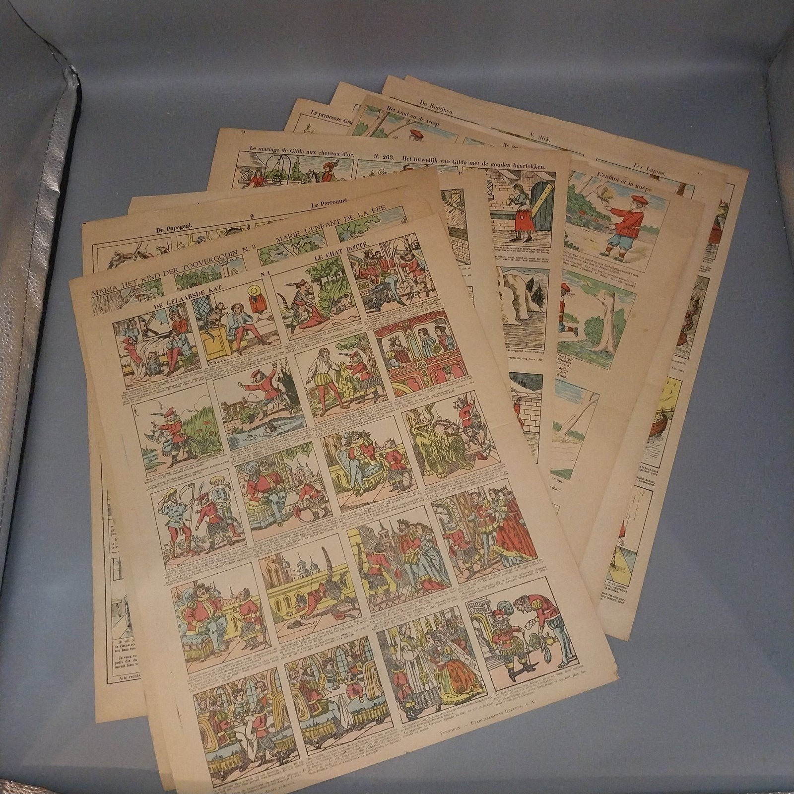 11 originele Brepols centsprenten ca. 1911-1935, Plusieurs BD, Brepols, Enlèvement, Utilisé