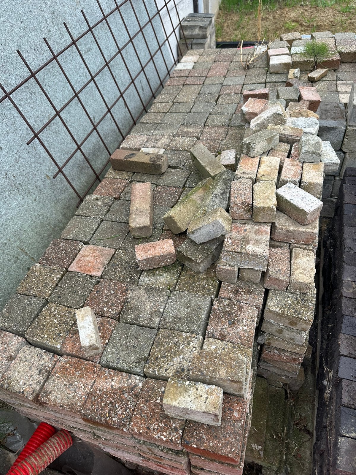 +/-20m2 klinkers, Tuin en Terras, Ophalen, Zo goed als nieuw, Klinkers