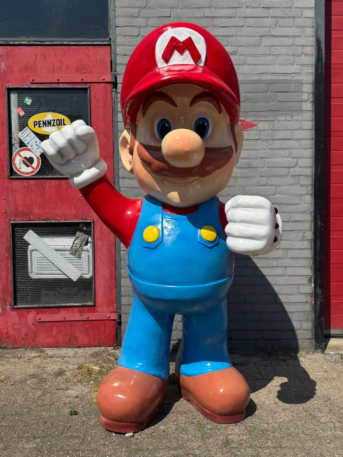 Grande statue de Mario Bross taille XXL, Enlèvement, Utilisé, Fantasy