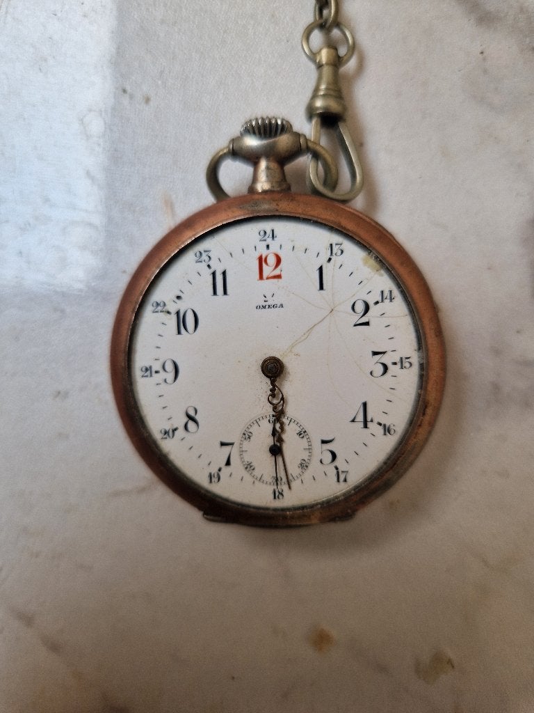 Montre gousset omega, Collections, Enlèvement, Utilisé