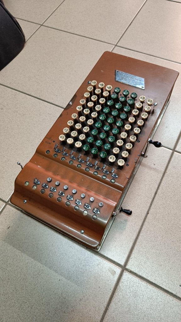 Comptometer mechanisch rekenmachine, Enlèvement