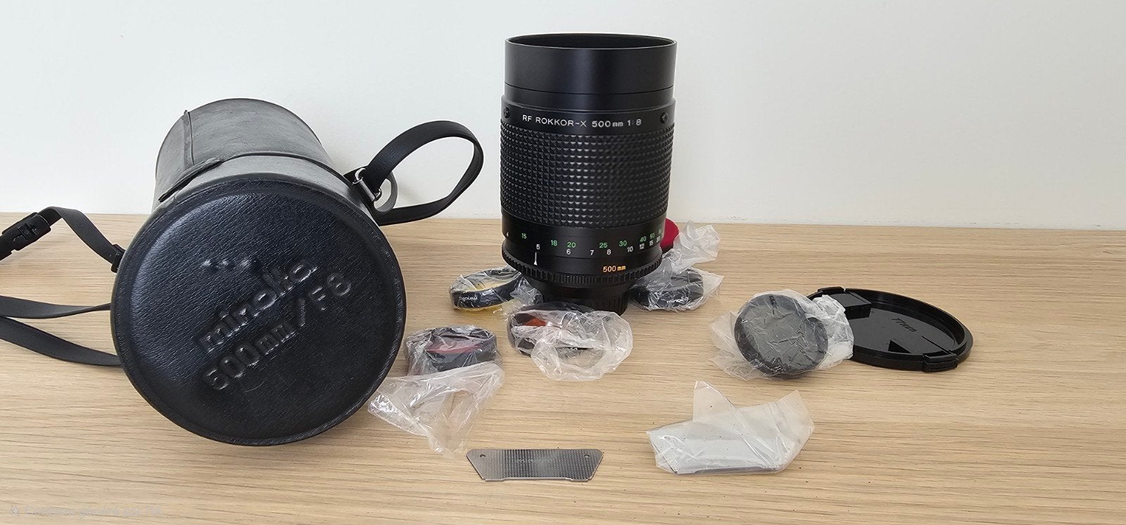 Minolta RF Rokkor 500mm f/8 Spiegellens – NIEUWSTAAT, Ophalen of Verzenden