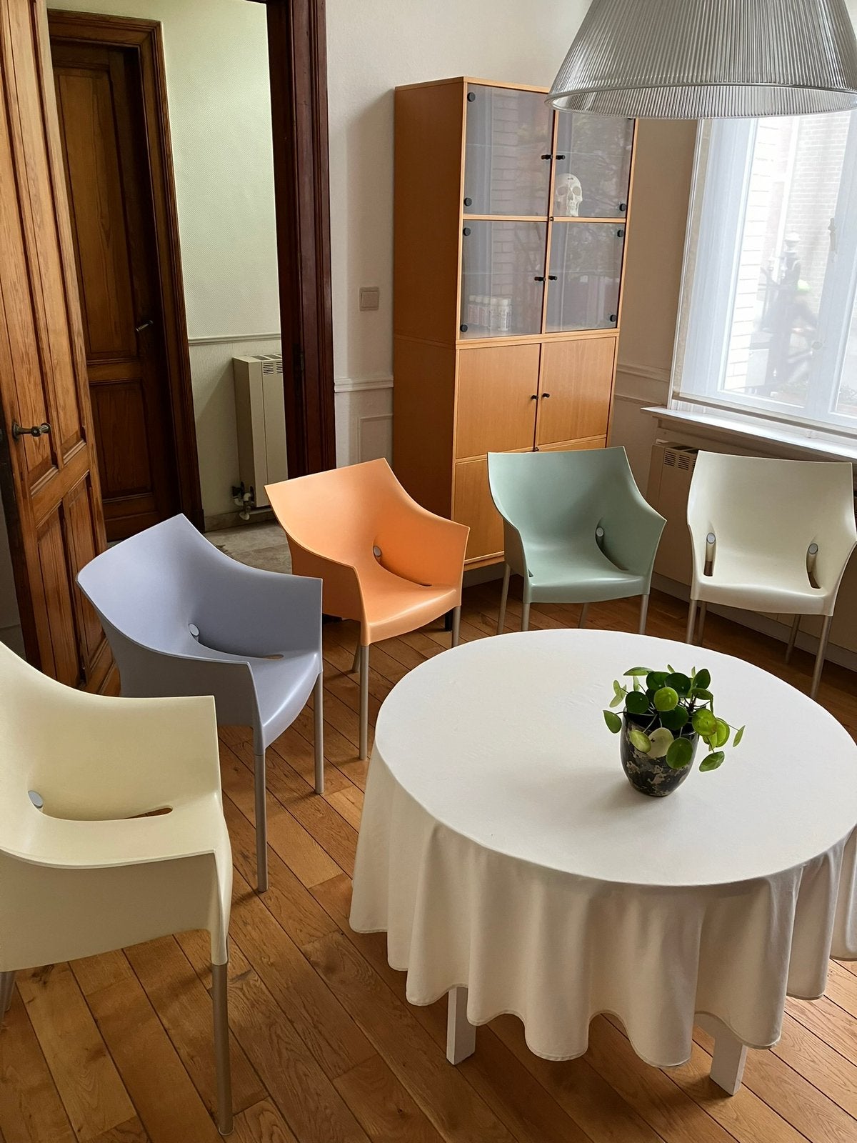 5stoel/ zetel  in 5 verschillende kleuren..ook als terras, Enlèvement, Comme neuf, Synthétique, Modern