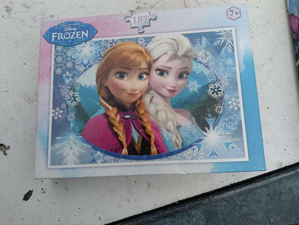 puzzel frozen, Ophalen