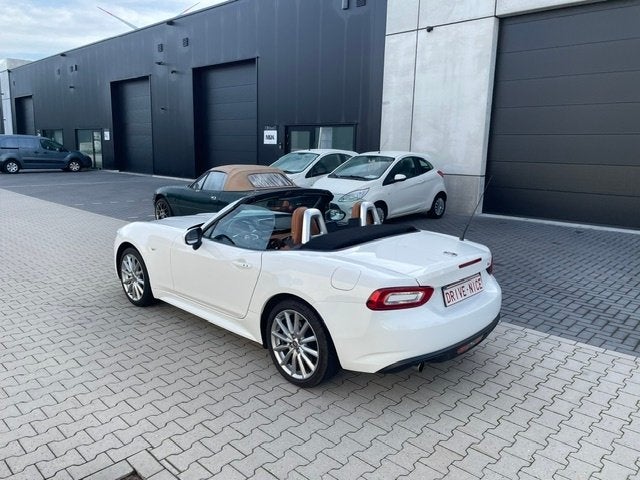 Fiat 124 Spider 1.4i MultiAir Turbo Lusso, Camera, Topstaat!, Auto's, Fiat, 4 cilinders, Cabriolet, Wit, Leder