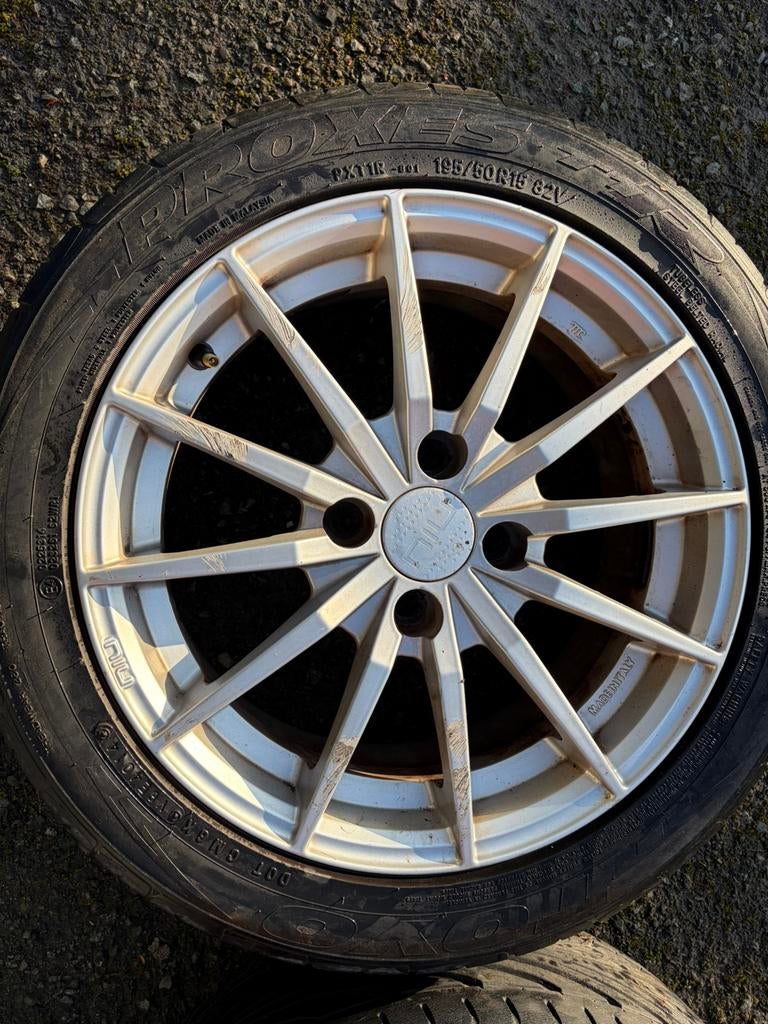 NIU velgen 4x100 15inch, Auto-onderdelen, Ophalen, Velg(en)