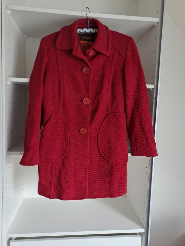Manteau rouge moyen Mt 38, Vêtements | Femmes, Rouge, Taille 38/40 (M), Enlèvement ou Envoi, Comme neuf