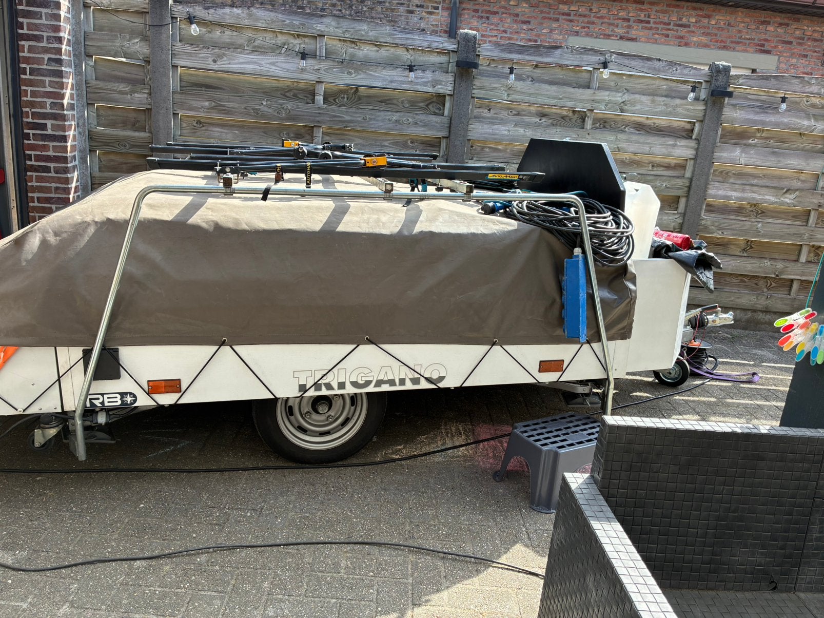 Bagage drager, Ophalen, Trigano
