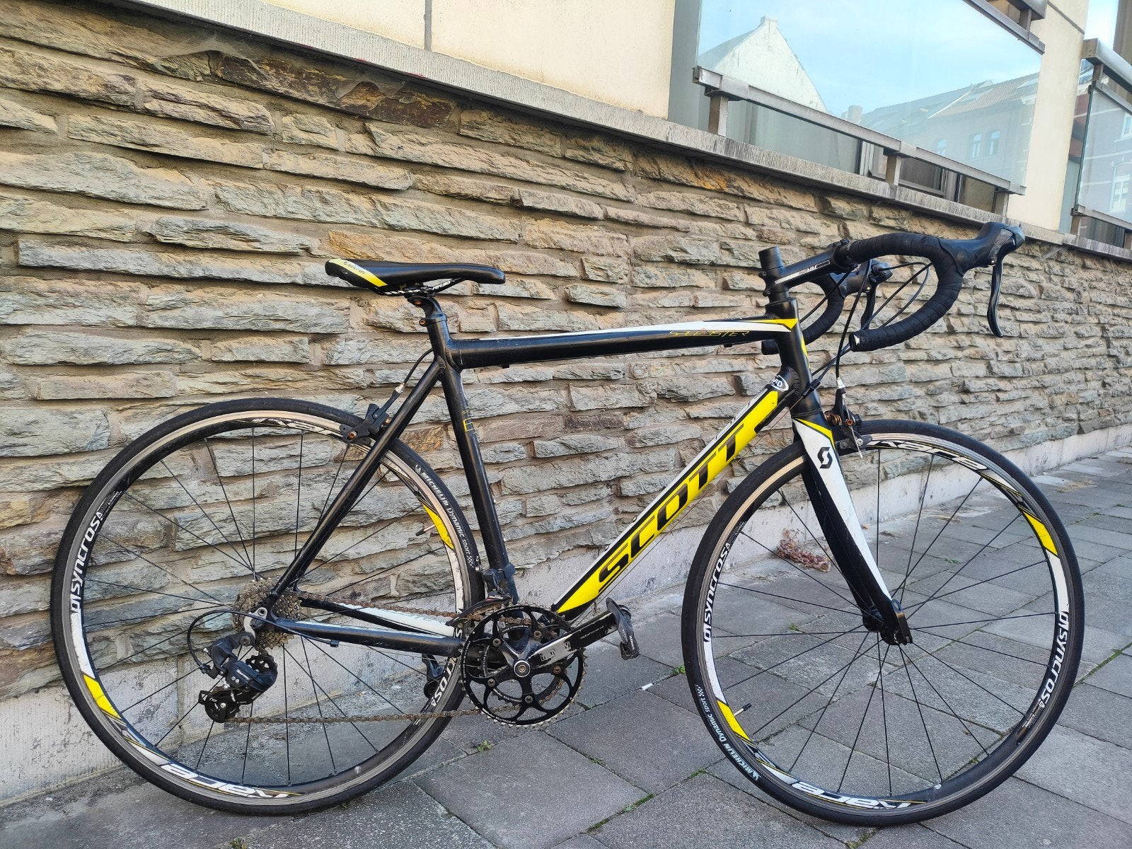 Scott racefiets koersfiets road bike, Fietsen en Brommers, 28 inch, Gebruikt, Aluminium, 57 tot 61 cm