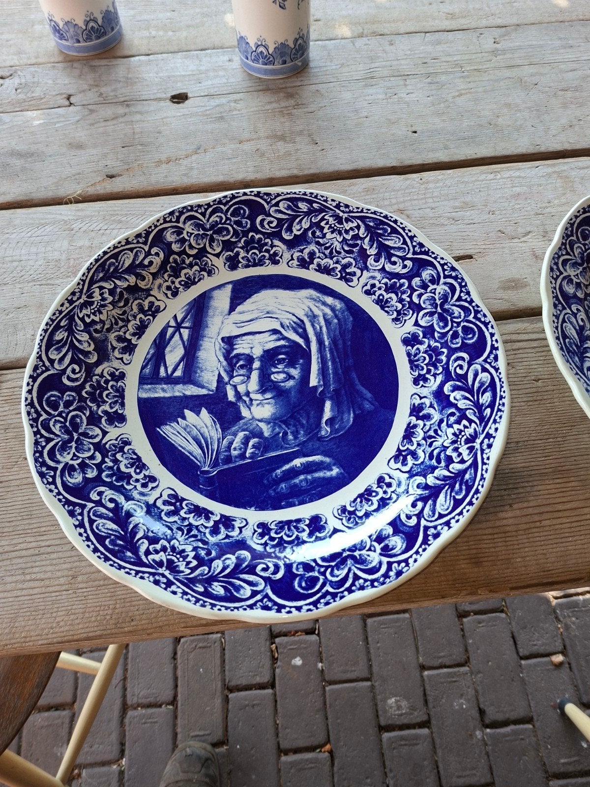 Wandborden delft blauw boch La louviere, Ophalen