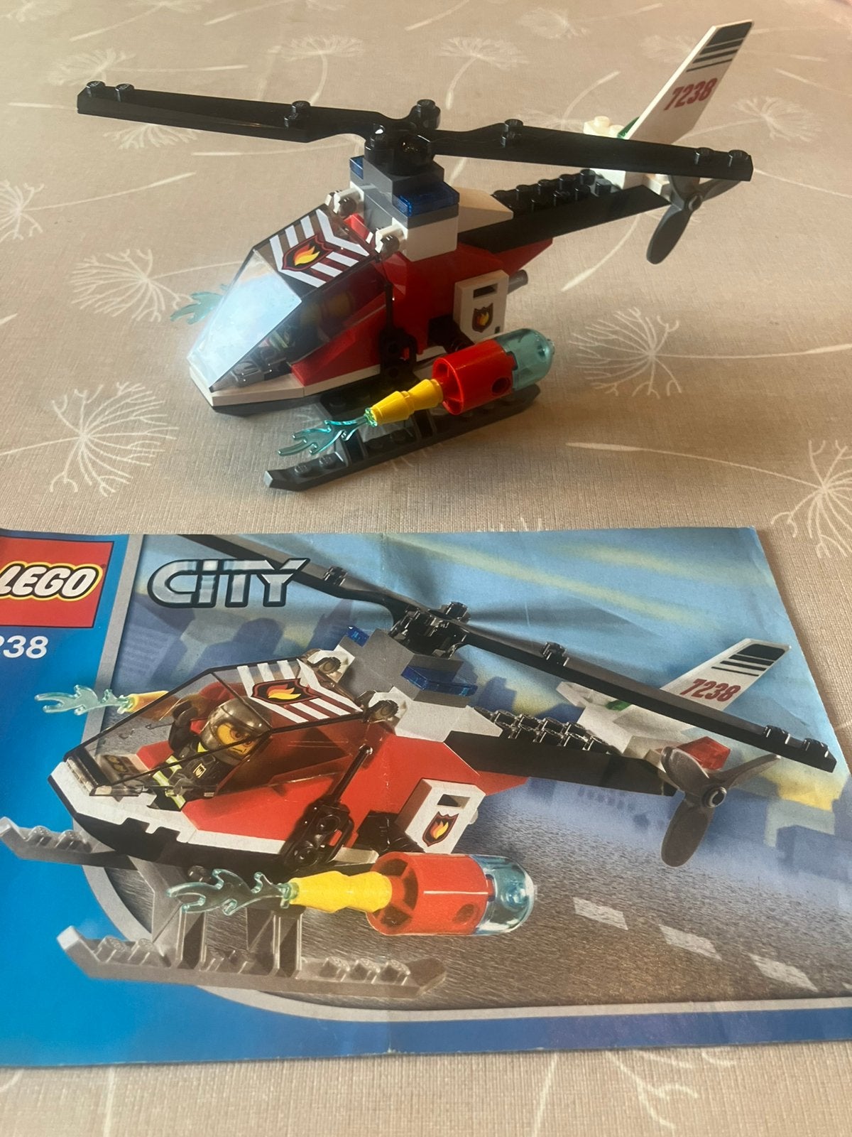 Lego city 7238 brandweer helicopter, Ophalen, Gebruikt, Lego, City