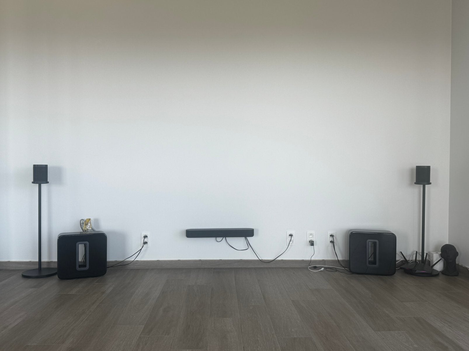 ENSEMBLE SONOS SURROUND COMPLET — 5 PIÈCES, TV, Hi-fi & Vidéo, Comme neuf, Autres lecteurs, Enlèvement, 70 watts ou plus