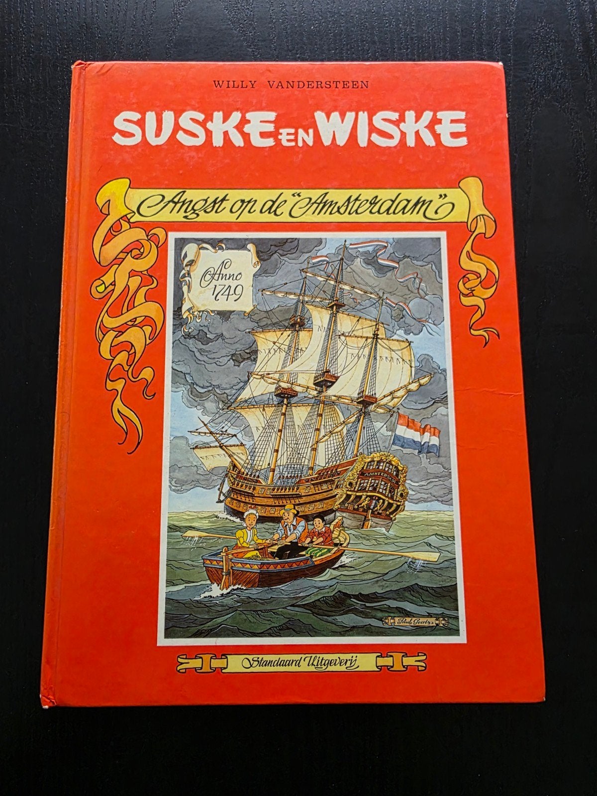 Strip Hardcover: Suske en wiske: Angst op de Amsterdam, Boeken, Ophalen of Verzenden, Zo goed als nieuw