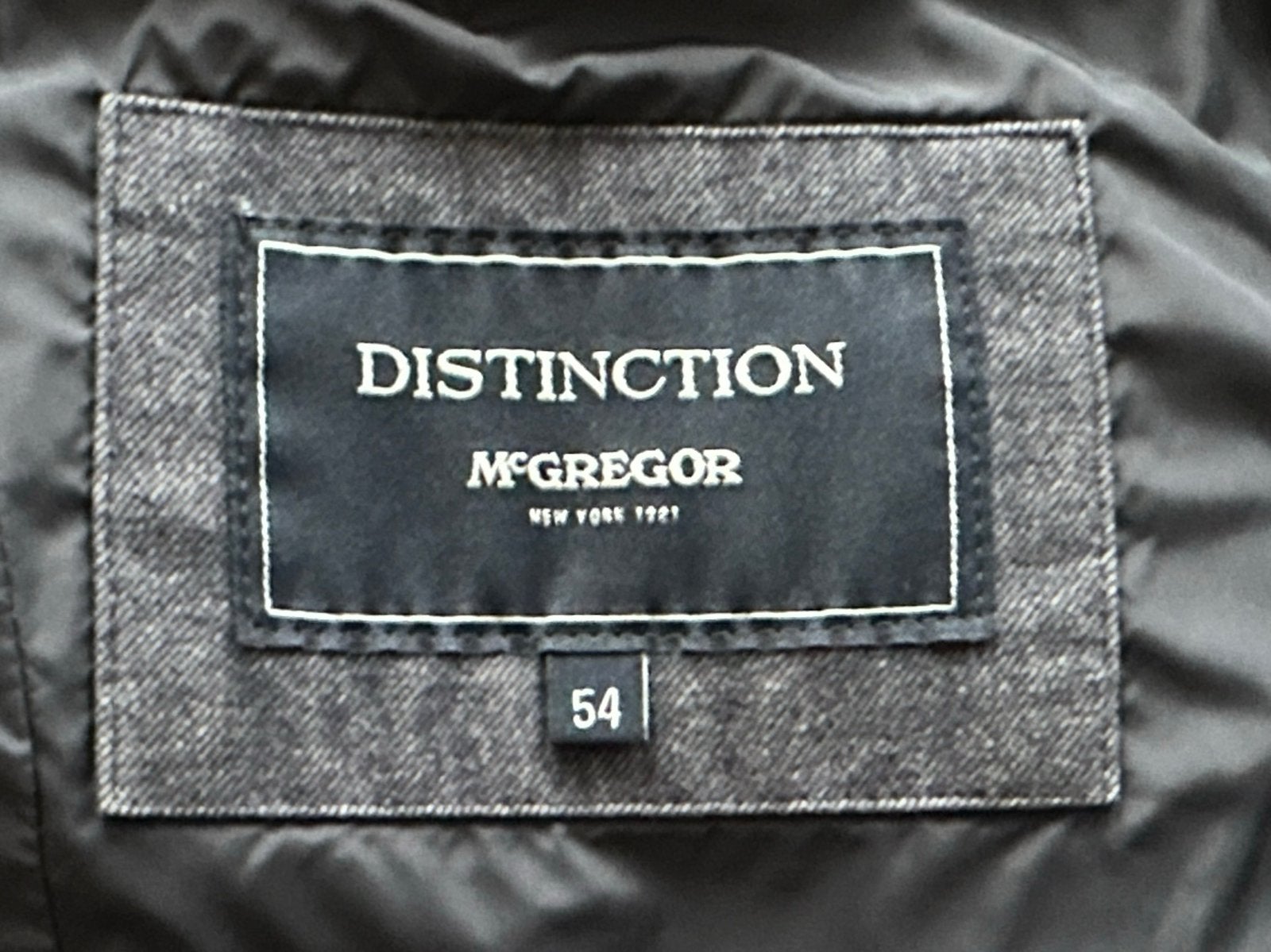 Exclusieve winterjas Mc Gregor, Ophalen of Verzenden, Zo goed als nieuw, Maat 56/58 (XL), Blauw