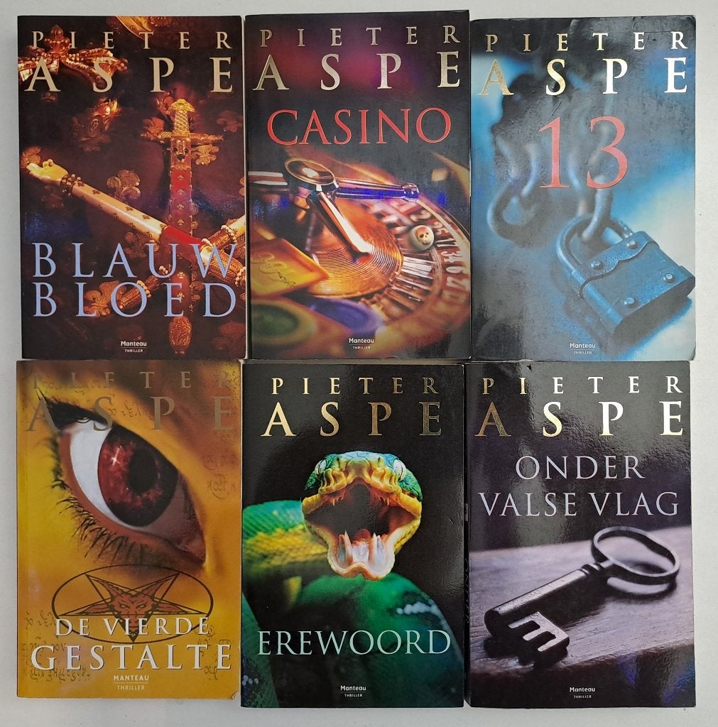Boeken Pieter Aspe, Boeken, Thrillers, Gelezen, Ophalen of Verzenden
