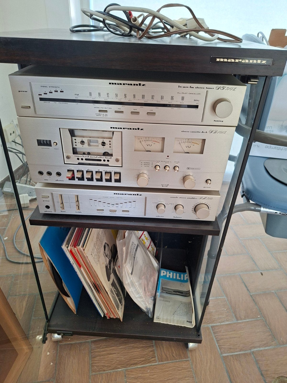 Chaîne hifi vintage années 80 Marantz, Enlèvement