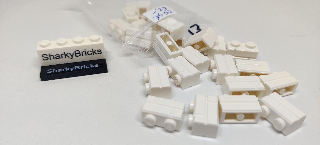 Lego 1x2 Masonry Brick Wit per 25 stuks (Nieuw), Overige thema's, Lego, Nieuw, Ophalen of Verzenden