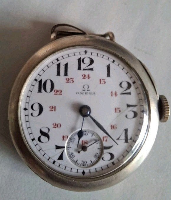 Trench Watch van 1915, Ophalen, Zakhorloge, Staal, 1900 tot 1930