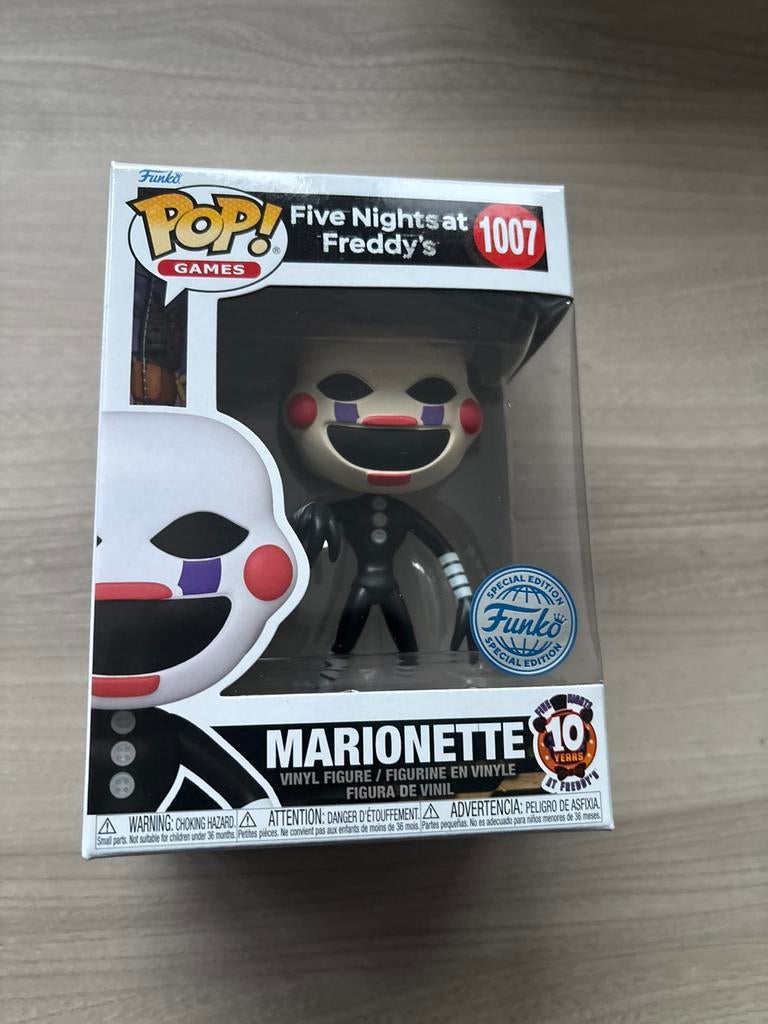 Funko Pop! Marionette #1007 Five Nights at Freddy’s  Puppet, Verzamelen, Poppetjes en Figuurtjes, Ophalen of Verzenden
