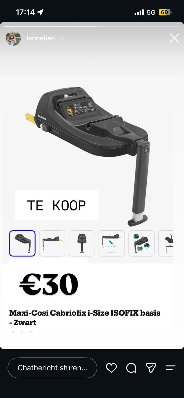 Isofix, Ophalen, Zo goed als nieuw, Isofix