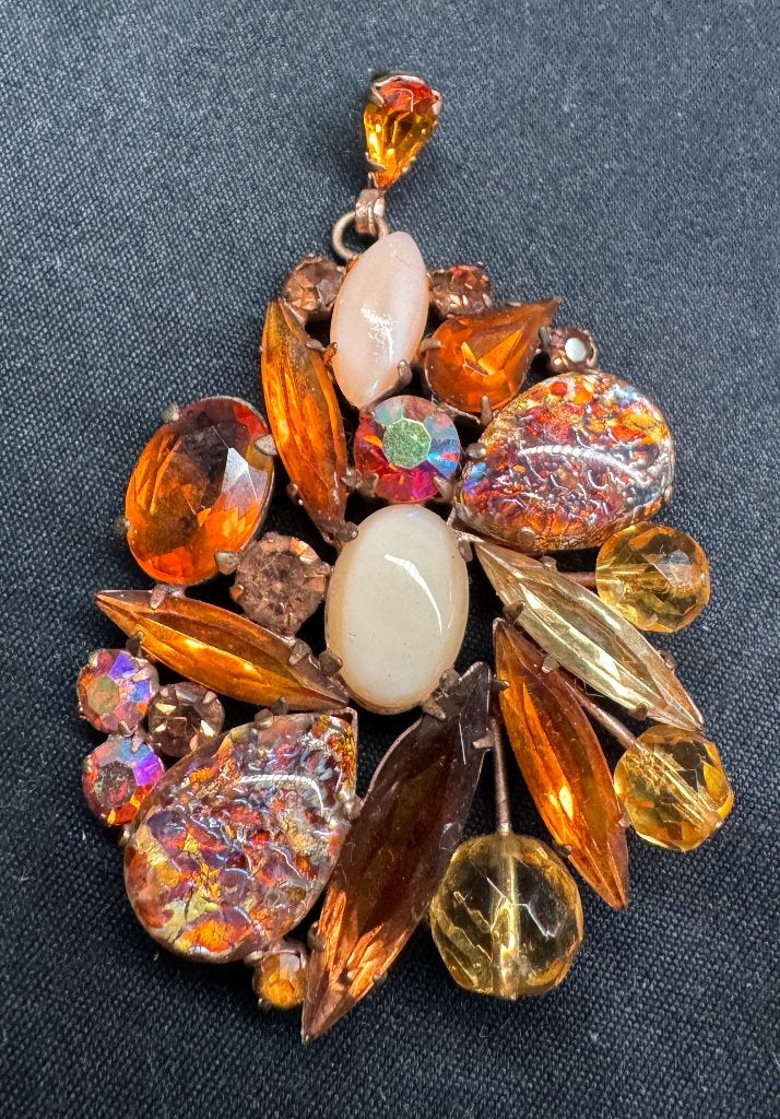 Ancien Pendentif des Années 50, Bijoux, Sacs & Beauté, Bijoux anciens, Enlèvement ou Envoi, Autres matériaux, Pendentif