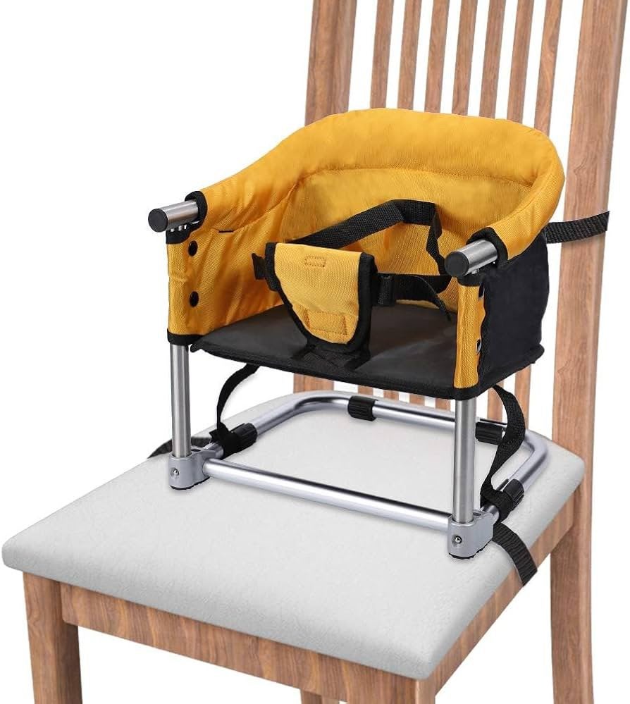 Portable Booster Seat, Booster Feeding Seat, Ophalen, Gebruikt, Inklapstoel, Gordel(s)
