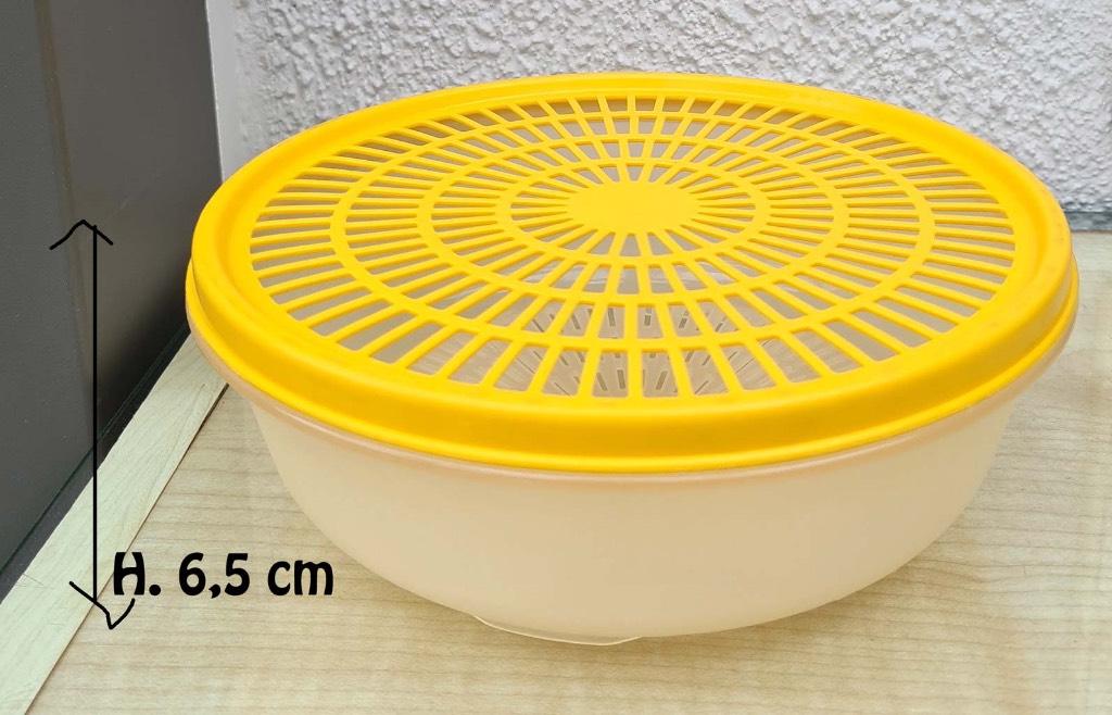 Tupperware vintage laag vergiet, Ophalen