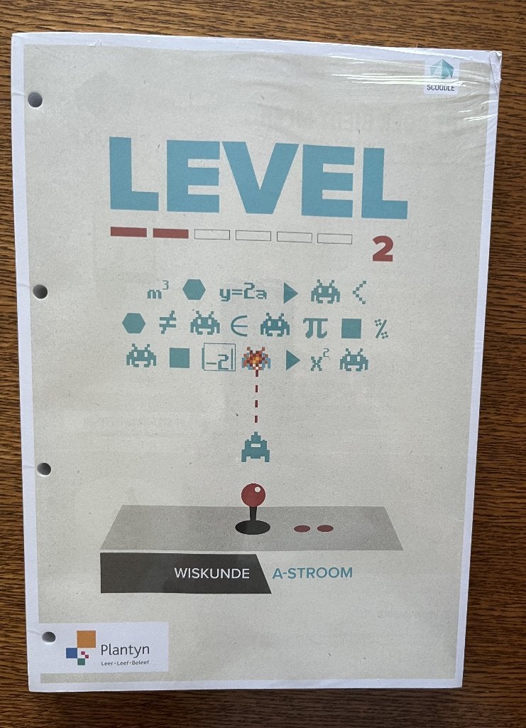 Level 2 Wiskunde A stroom Plantyn Nieuw!, Boeken, Ophalen, ASO, Wiskunde A, Plantyn