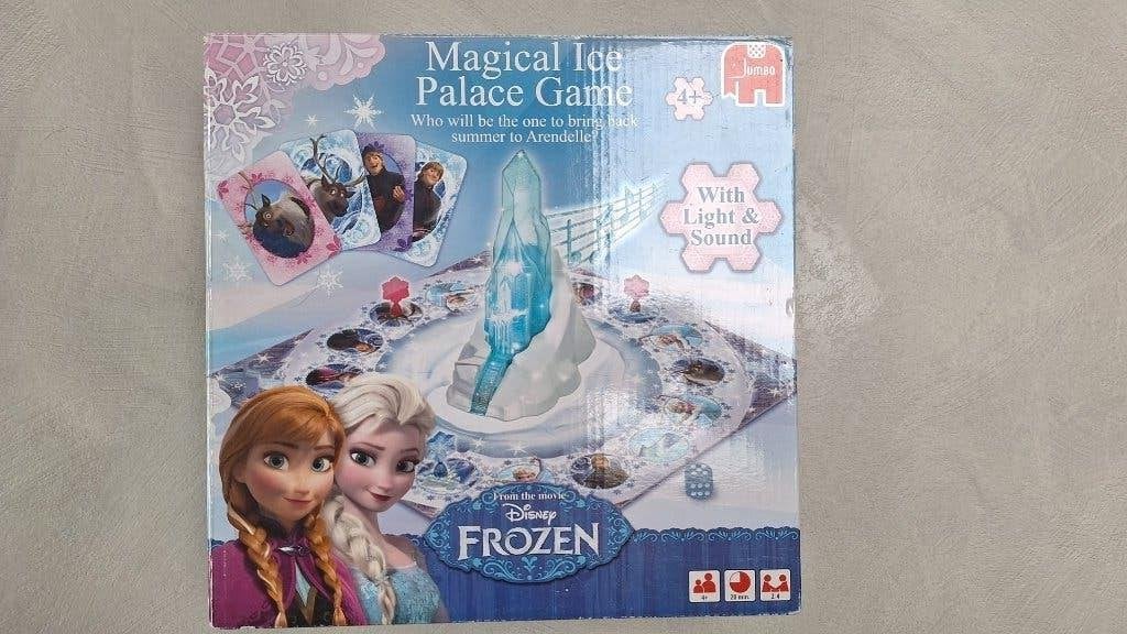 frozen spel Magische ijspaleis, Hobby en Vrije tijd, Drie of vier spelers, Ophalen of Verzenden, Zo goed als nieuw, Jumbo