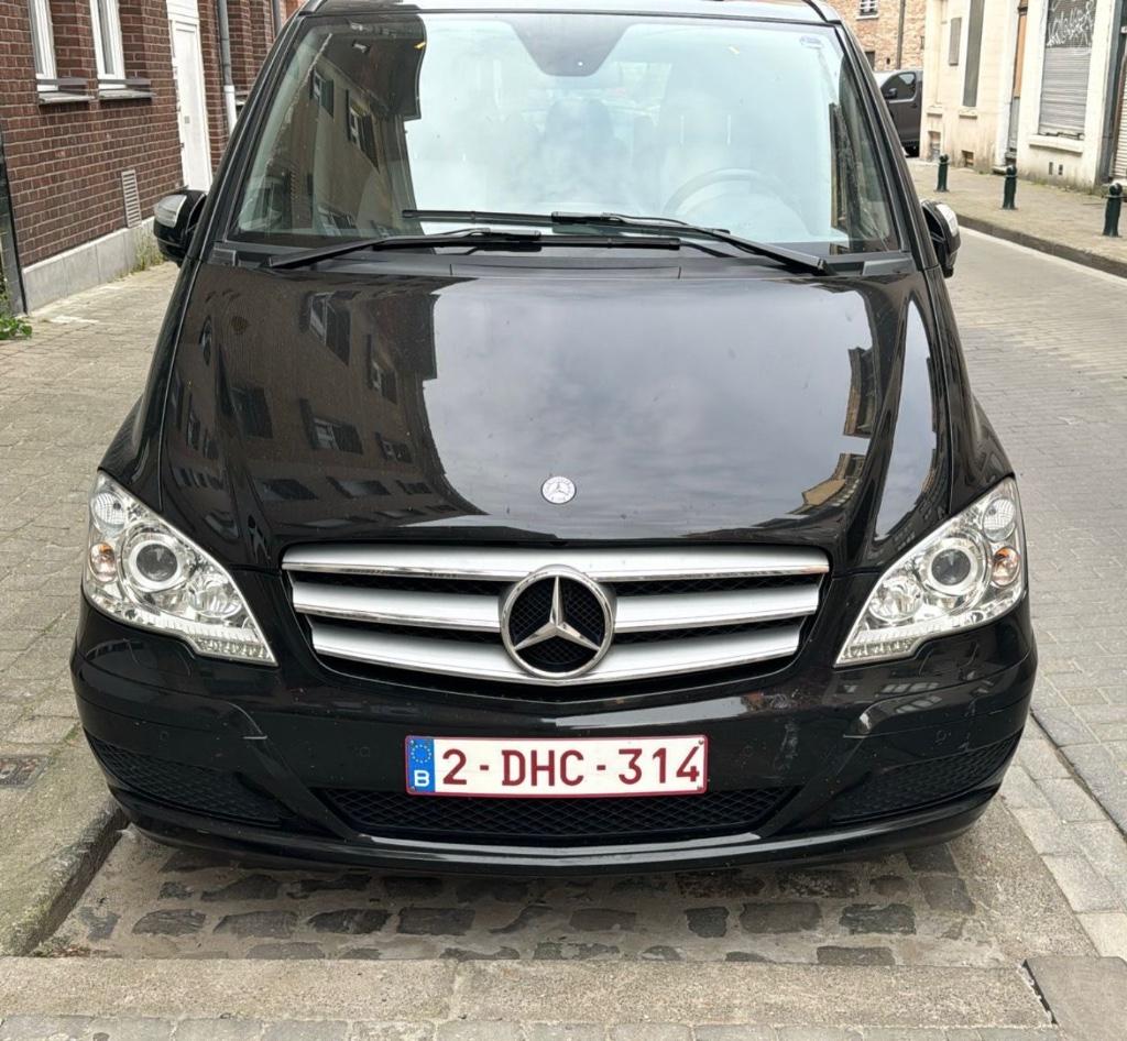 MERCEDES Viano 3.0 CDI V6 165KW, Auto's, Mercedes-Benz, Automaat, Monovolume, Zwart, Leder
