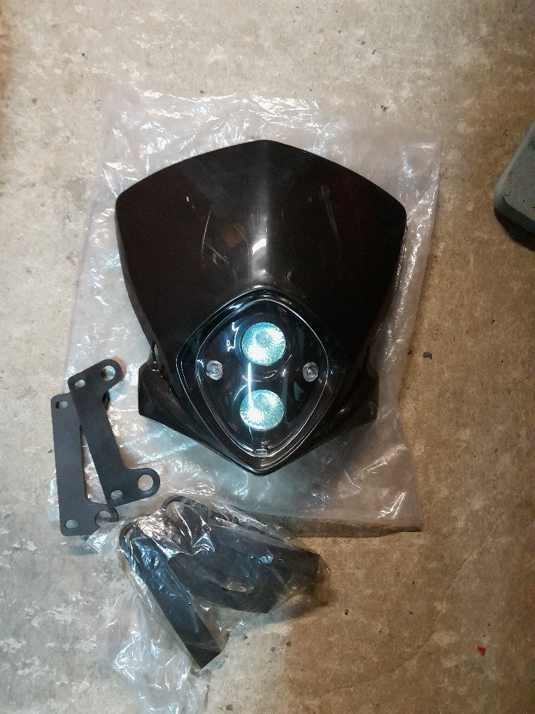 Koplamp Enduro / supermotard / streetfigher / caferacer, Motoren, Ophalen