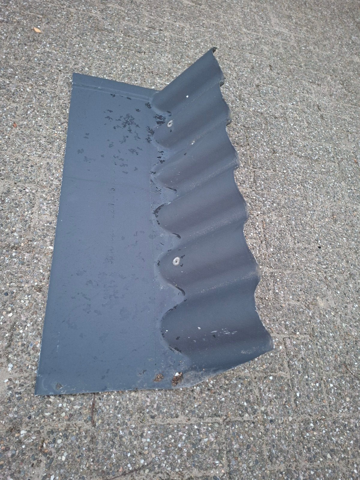 Pièces de faîtage en tôle ondulée, 15 m² ou plus, Autres couleurs, Tôle ondulée, Comme neuf