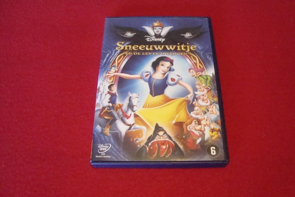 dvd disney sneeuwwitje en de zeven dwergen, Ophalen of Verzenden, Kinderprogramma of -film