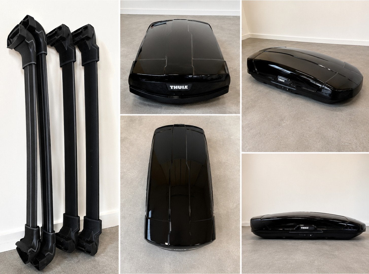Thule motion xt dakkoffer + 2 sets dakdragers, Ophalen