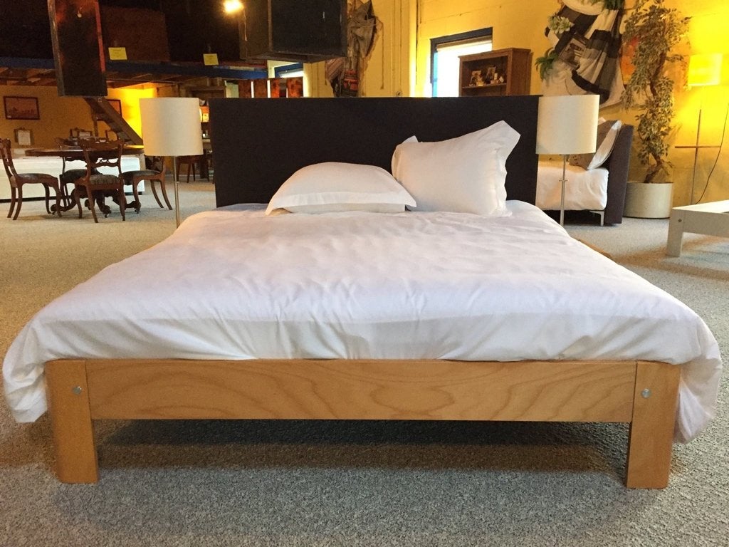 Auping Auronde, Bruin, Tweepersoons, Ophalen of Verzenden, Auping , matrassen, verstelbaar, zijtafels,
