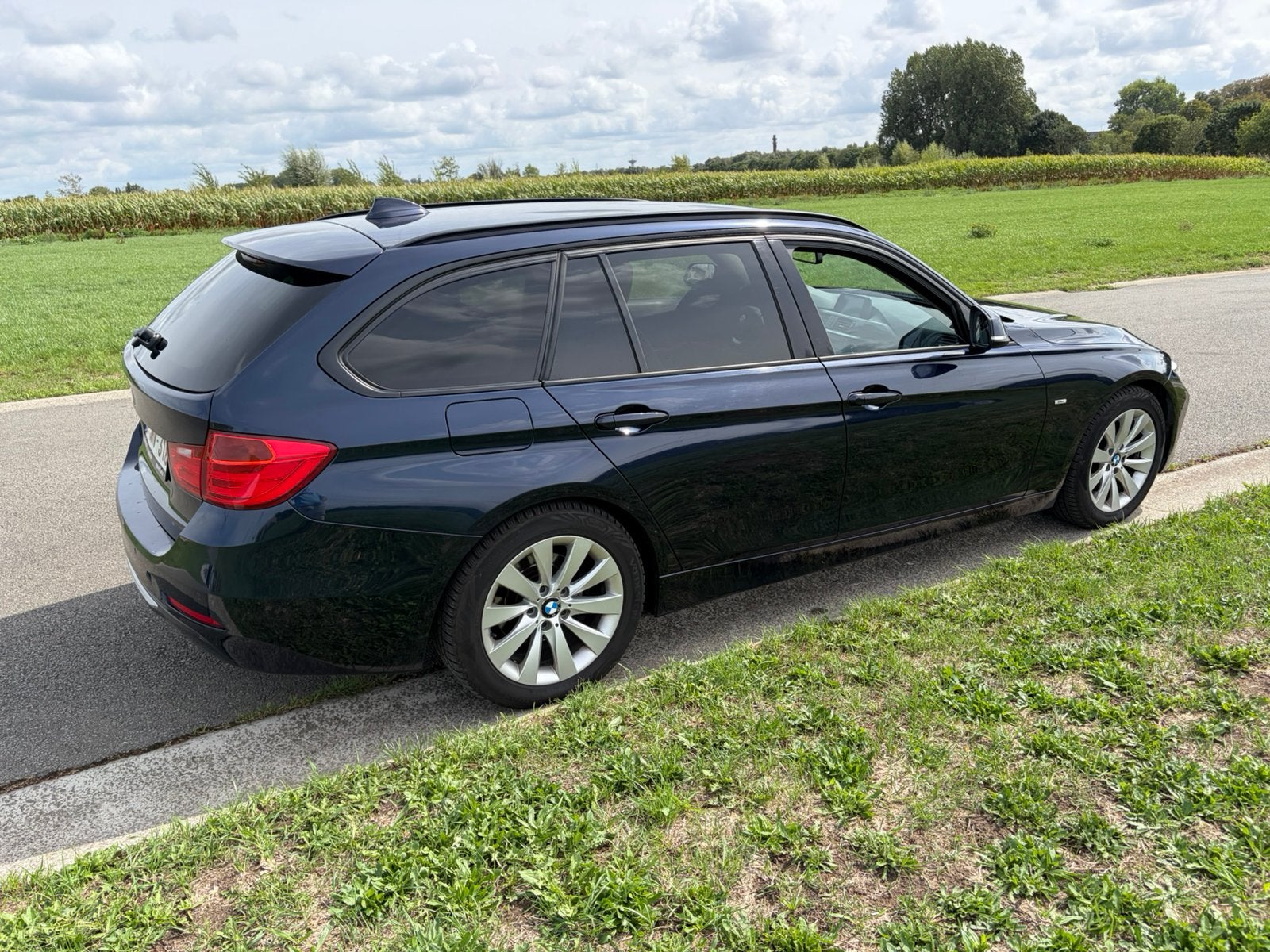 Bmw 318d, Auto's, Automaat, Euro 5, Zwart, Blauw