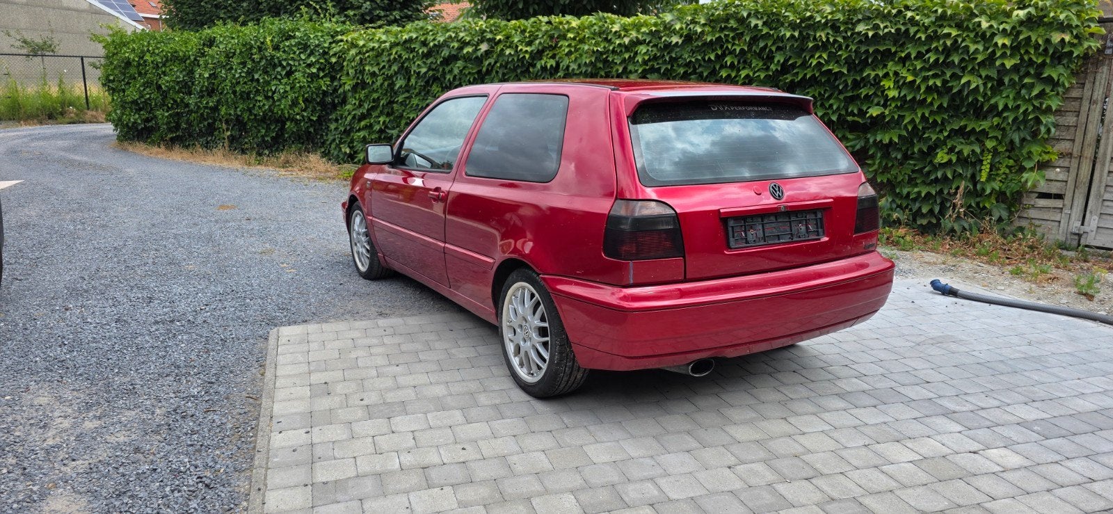 Voiture ancienne et de projet VW Golf 3 2.8 VR6 (1992), Autos, Rouge, Achat, Boîte manuelle, Noir