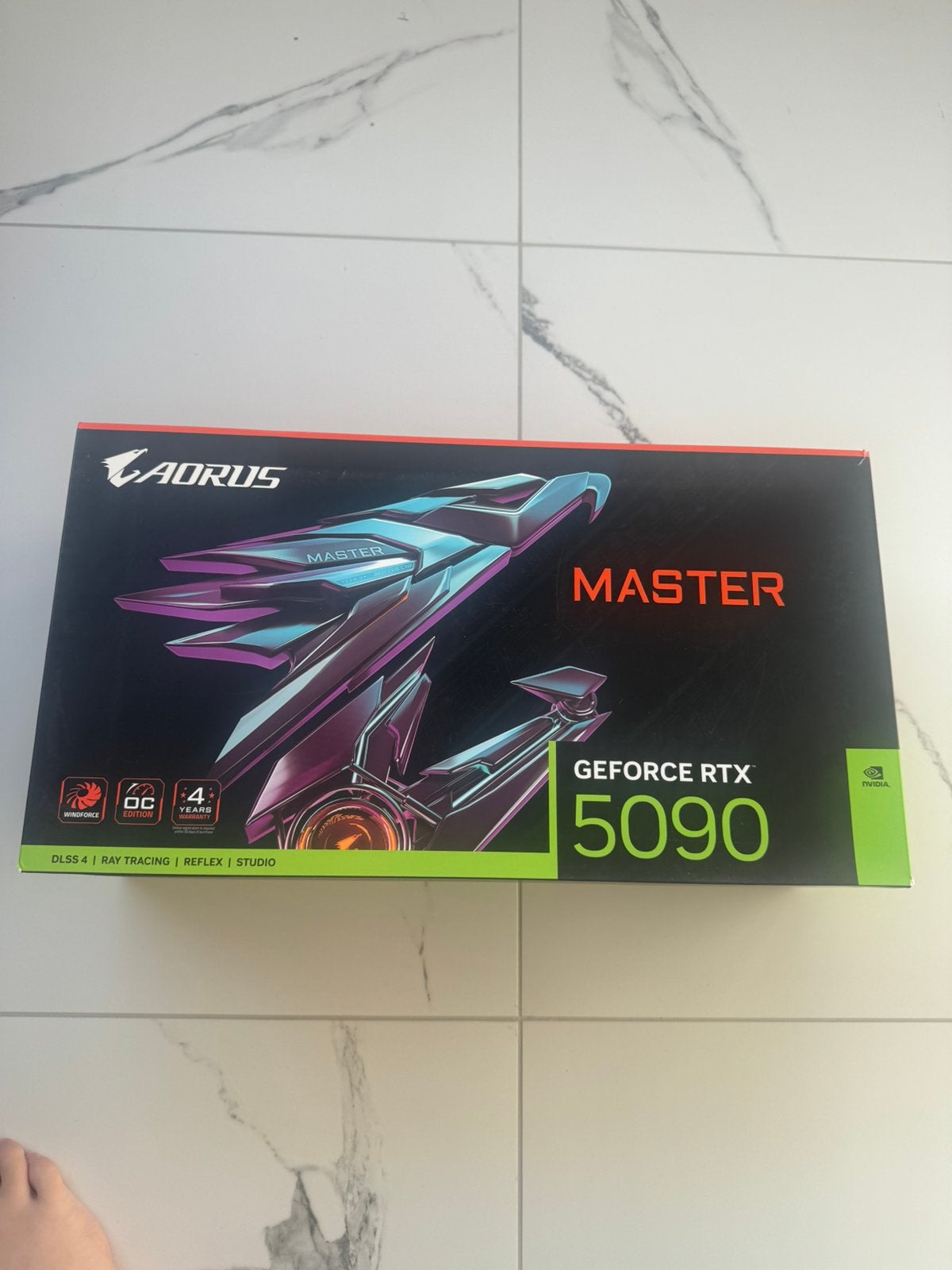 Gigabyte Aorus master RTX 5090 32G Nieuw+2 jaar garantie, Computers en Software, Videokaarten, Ophalen, Zo goed als nieuw