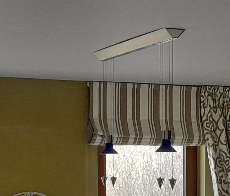 Retro 90s plafondlamp met 2 lichtpunten, Enlèvement, Comme neuf