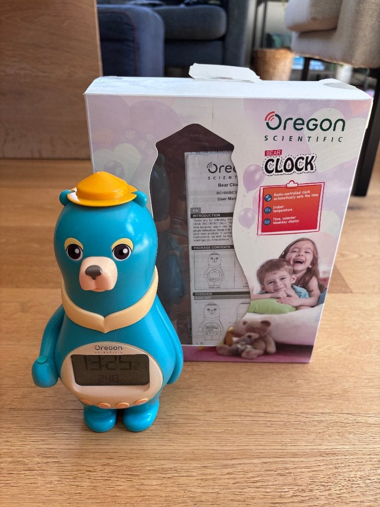Oregon Scientific - Bear clock - klokje, thermometer, wekker, Enlèvement, Comme neuf